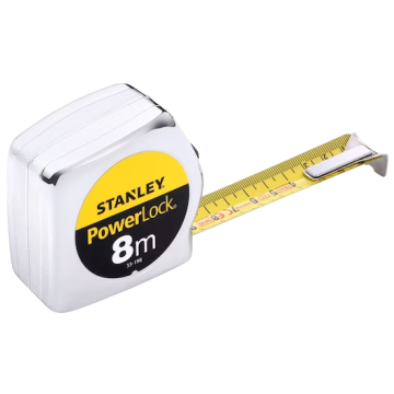 STANLEY FLESSOMETRO POWERLOCK 8MT 33-198