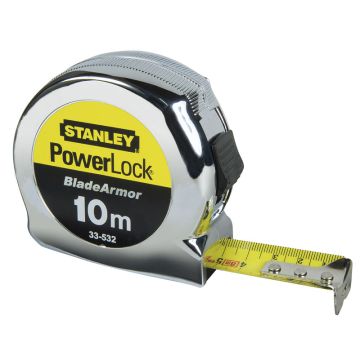 STANLEY FLESSOMETRO MICROPOWERLOCK 10MTX25MM