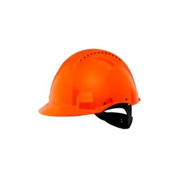 3M ELMETTO G3000NUV-OR ARANCIO VENTILATO BARDATURA PLASTICA