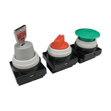 SMC PULSANTE FUNGO VM-30AG VERDE PER VALVOLE VM100-200-400