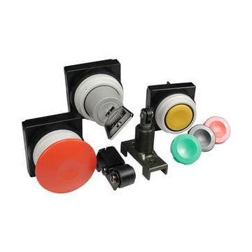 SMC PULSANTE FUNGO VM-30CR ROSSO PER VALVOLE VZM500-VFM300