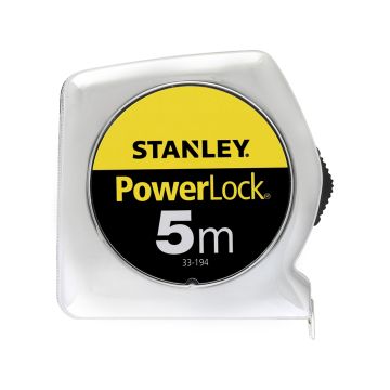 STANLEY FLESSOMETRO POWERLOCK 5MTX25MM 