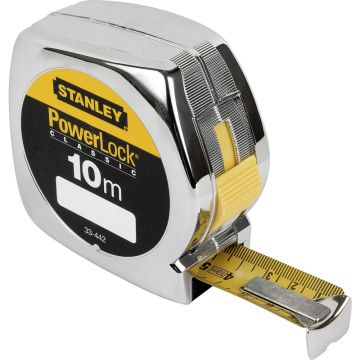 STANLEY FLESSOMETRO POWERLOCK 10MTX25MM
