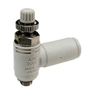 SMC REGOLATORE DI SCARICO SILENZIATO ASV310F-02-06S 1/4" D.6