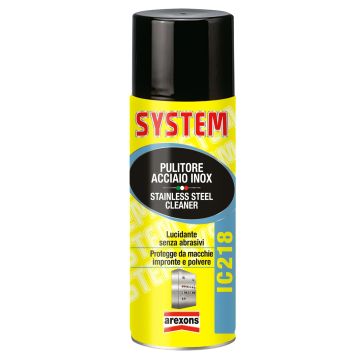 SYSTEM IC218 PULITORE ACCIAIO INOX 400ML
