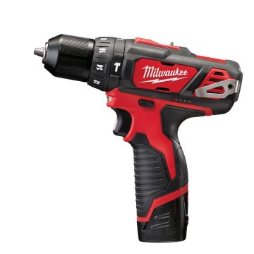 MILWAUKEE TRAPANO AVVITATORE M12BPD-202C C/PERCUSSIONE 12V 2AH