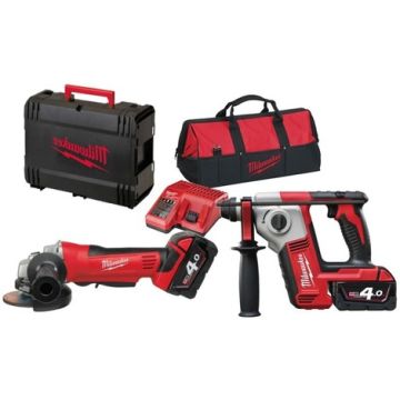 MILWAUKEE KIT TASSELLATORE+SMERIGLIATRIC 18V HD18AG-115+M18 BH SET
